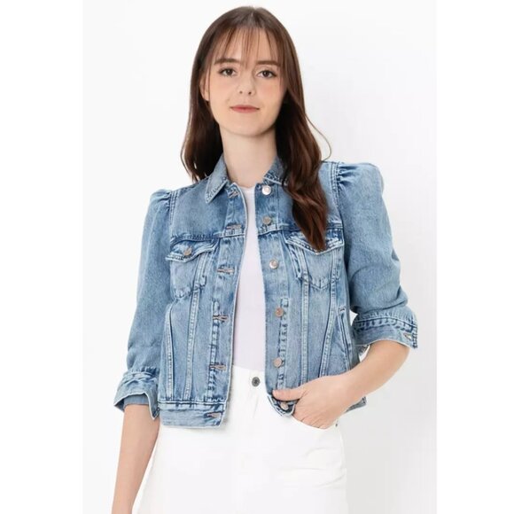 Gap Puff Sleeve Icon Denim Jacket - Picture 4 of 11